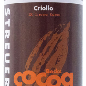 Streuer Criollo 100% reiner Bio-Kakao