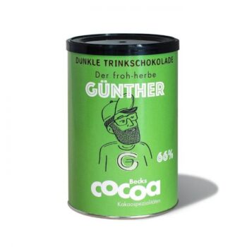 Becks Cocoa – Trinkschokolade „Günther“ 66% Bio 300g Dose